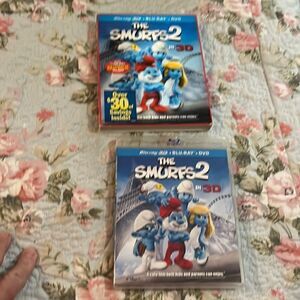 The Smurfs, two, Blu-ray and DVD